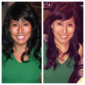 Left: April 2014 Right: April 2015